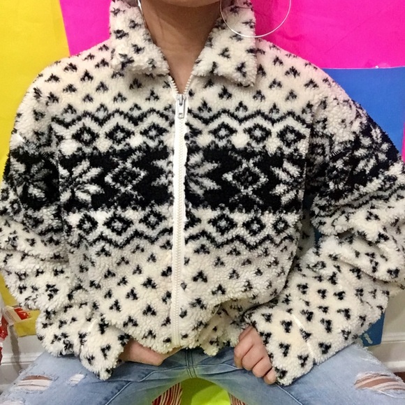 Jackets & Blazers - chunky sherpa fleece jacket ✧